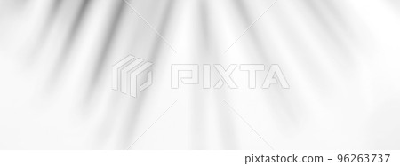 Leaves natural shadow overlay on white texture background, for overlay on product presentation, backdrop and mockup, banner style 96263737