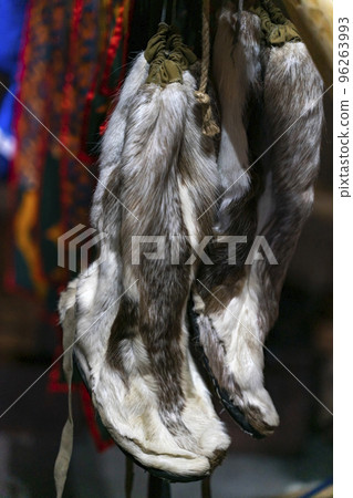 traditional felt boots of northern peoples 96263993