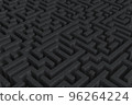 Abstract labyrinth background 96264224