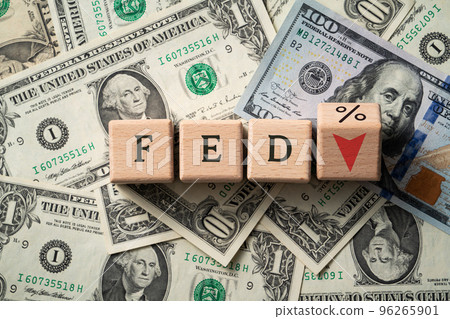 U.S. dollar deposit interest rate hike interest rate cut economy Interest rate raise drop ドル 96265901