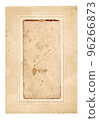 Old photo frame. Vintage paper. Retro card 96266873