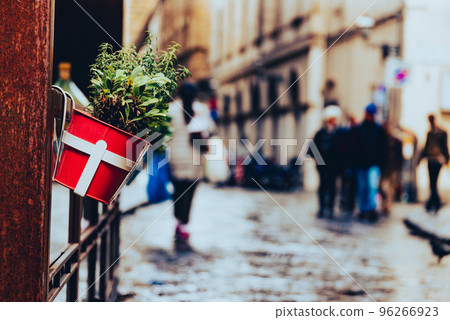 Street corner of Italy Florence 96266923