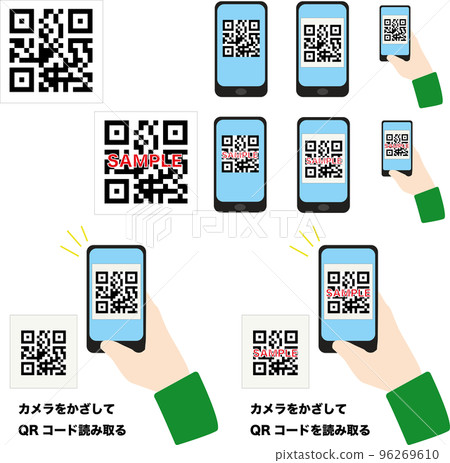 二維碼圖標 二維碼圖標 96269610