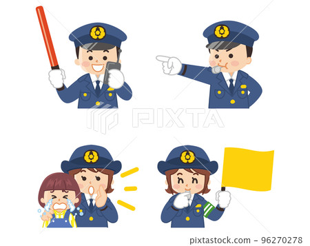 警察工作 走失兒童 引導 交通管制 警察工作 走失兒童 引導 交通管制 96270278