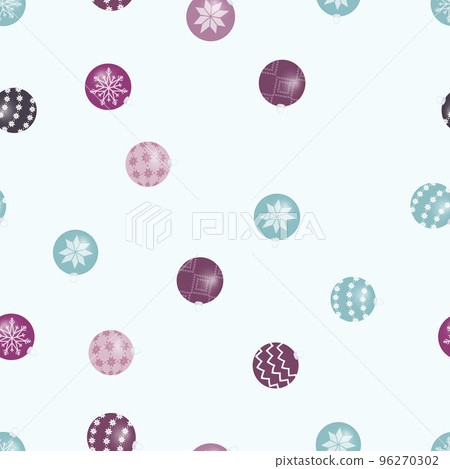 New Year Christmas Tree Balls Pattern New Year Christmas Tree Balls Pattern 96270302