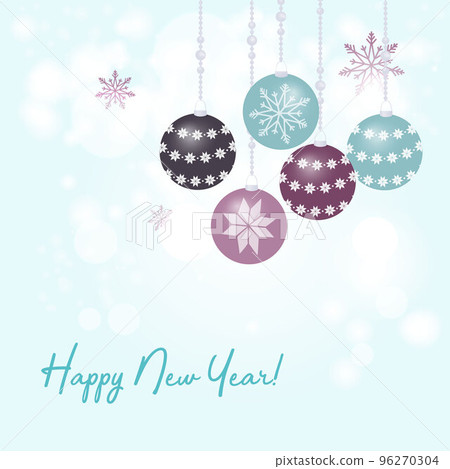 new year christmas tree toys postcard new year christmas tree toys postcard 96270304
