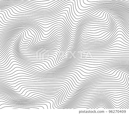 Abstract background with wavy lines. Black and white pattern. Abstract background with wavy lines. Black and white pattern. 96270409