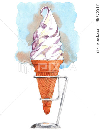 The shape of soft serve ice cream has remained the same since ancient times. The shape of soft serve ice cream has remained the same since ancient times. 96270517