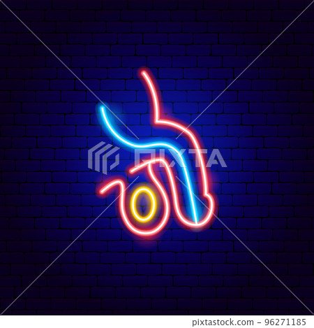 Man Reproductive System Neon Sign 96271185