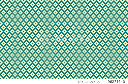 Geometric ethnic pattern, Vector embroidery pixcel background, Pixel seamless ethnic style, Green pattern Morocco illustration, Design for textile, fabric, clothing, kaftan, pillows Geometric ethnic pattern, Vector embroidery pixcel background, Pixel seamless ethnic style, Green pattern Morocco illustration, Design for textile, fabric, clothing, kaftan, pillows 96271340