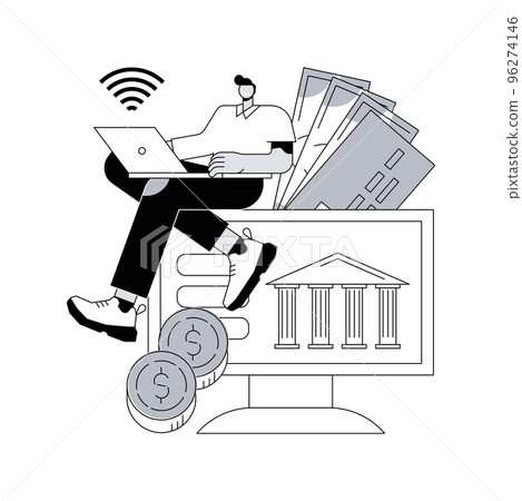 Open banking platform abstract concept vector illustration. Online banking system, digital transformation, open API applications and services development, financial transparency abstract metaphor. Open banking platform abstract concept vector illustration. Online banking system, digital transformation, open API applications and services development, financial transparency abstract metaphor. 96274146