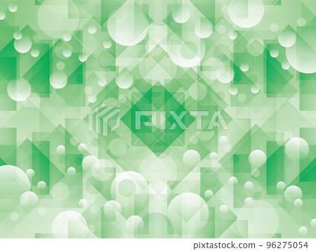 Geometric pattern / dot background / green that... - Stock Illustration ...