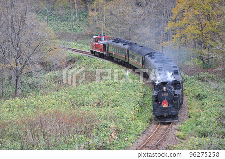 函館本線新雪谷 - Konbu JR Hokkaido C11-171 + Series 14 + Suhashi 44 + DE15-1520 Niseko 96275258
