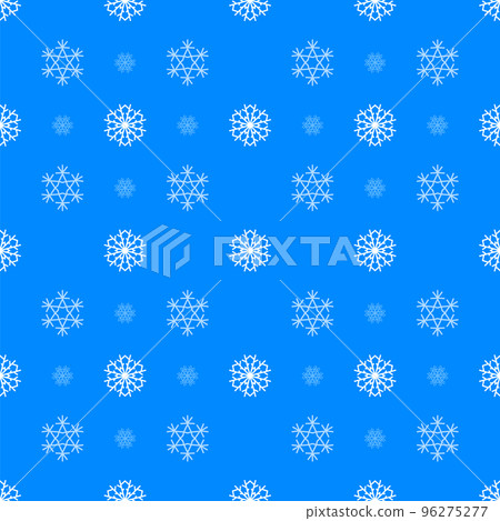Christmas snowflakes seamless pattern for winter holidays 96275277