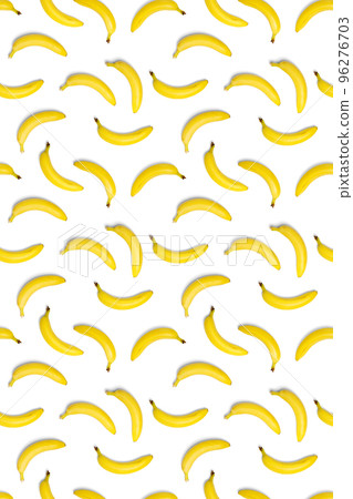 Bananas creative background. pop art bananas background. Tropical abstract background with banana. Colorful fruit yellow banana Bananas creative background. pop art bananas background. Tropical abstract background with banana. Colorful fruit yellow banana 96276703