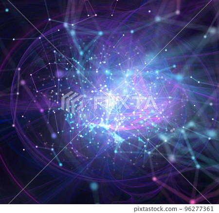 Abstract internet connection network background with motion effects. 96277361