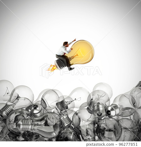 Great business idea. 3D Rendering Great business idea. 3D Rendering 96277851