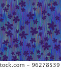 Trendy fabric pattern with miniature lilac flowers. Fashion design 96278539
