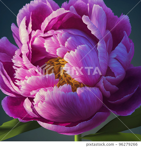 Closeup of peony flower. Pinkl peony flower in bloom. Closeup of peony flower. Pinkl peony flower in bloom. 96279266
