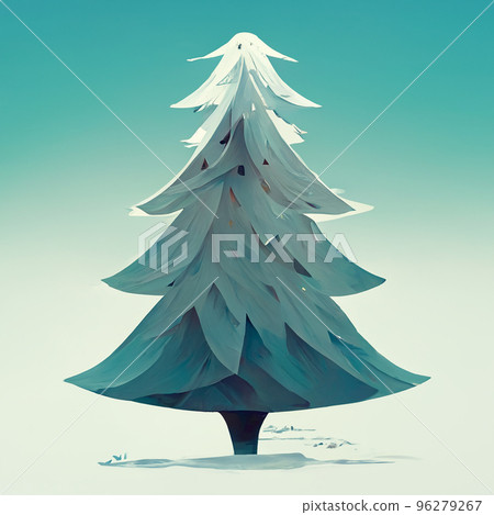 Christmas tree with decorations and gift boxes. Holiday background. Merry Christmas and Happy New Year. Digital generated illustration. Christmas tree with decorations and gift boxes. Holiday background. Merry Christmas and Happy New Year. Digital generated illustration. 96279267