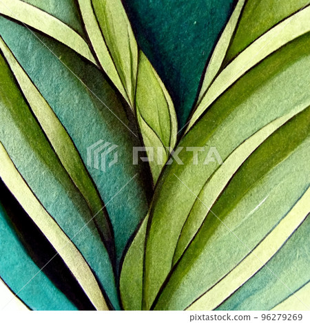 Nature view of green tropical plants leaves background. Nature view of green tropical plants leaves background. 96279269