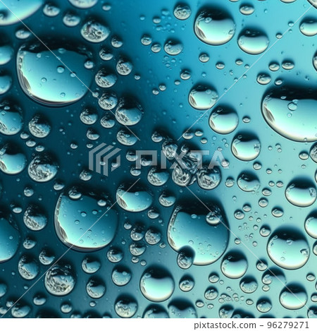 Realistic image of raindrops or vapor trough window glass. Realistic image of raindrops or vapor trough window glass. 96279271