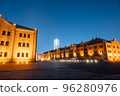 Minatomirai Red Brick Warehouse night view 96280976