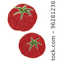 Hand-painted _ tomato with a gentle atmosphere 96281236