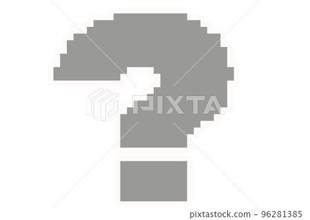 Question Hatena Mark Mosaic Black Question Hatena Mark Mosaic Black 96281385