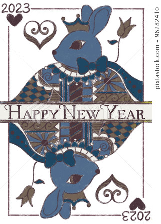 特朗普式兔子新年賀卡 96282410