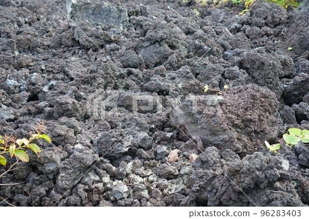 Close-up of lava (Miyakejima, Tokyo) Close-up of lava (Miyakejima, Tokyo) 96283403