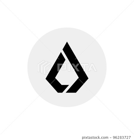 Lisk (LSK) icon isolated on white background. Lisk (LSK) icon isolated on white background. 96283727