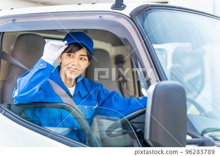 駕駛卡車的女司機銷售司機 96283789