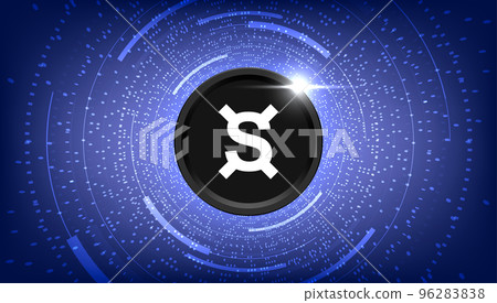 Frax Share FXS coin cryptocurrency concept Stock