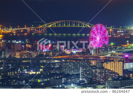 大阪海遊館、天保山巨型摩天輪和夢舞大橋(阿倍野Harukas展望台) 大阪海遊館、天保山巨型摩天輪和夢舞大橋(阿倍野Harukas展望台) 96284847