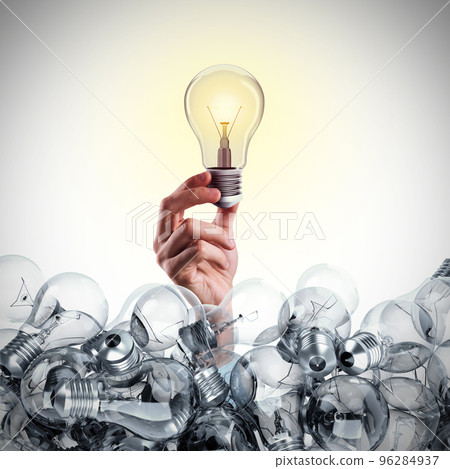 Great business idea. 3D Rendering Great business idea. 3D Rendering 96284937