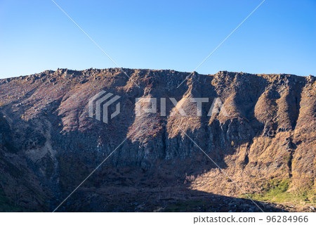 Shiga Kusatsu Kogen route southeast of Yugama mountain valley near Shirane Myojin late October c-1 96284966