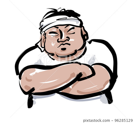 A stout Edomae old man-white clothes 96285129
