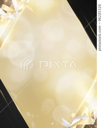 金色和黑色的華麗框架材料 金色和黑色的華麗框架材料 96285326