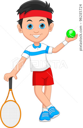 Boy Tennis Clipart