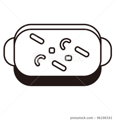 烤麵包單色圖標說明 96286581