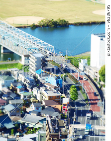Ichikawa Bridge Tilt shift附近的場景 96286795