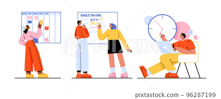 Time management, business planning, schedule Time management, business planning, schedule 96287199