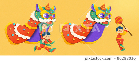 CNYLion dance element set 96288030