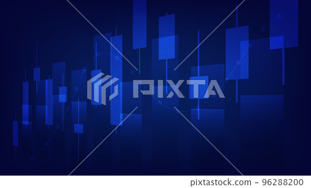Economy and finance background. financial business statistics with candlesticks and bar chart Economy and finance background. financial business statistics with candlesticks and bar chart 96288200