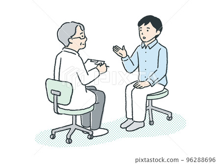 參觀醫院的年輕人 參觀醫院的年輕人 96288696
