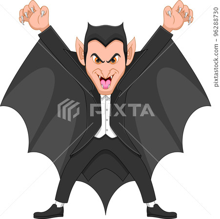 cartoon dracula vampire man cartoon dracula vampire man 96288730