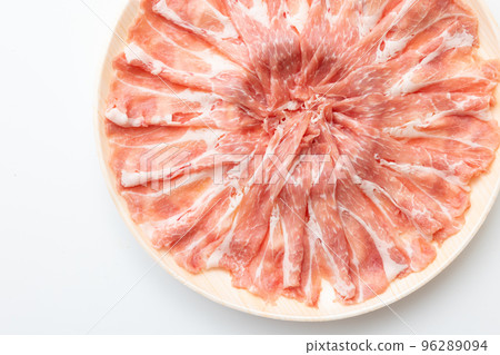Pork loin slices 96289094