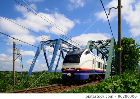 [E653系列]信越本線前川～雷光寺[特快白雪] 96290300