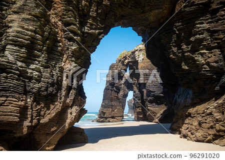 As Catedrais beach - Beach of the Cathedrals - Galicia, Spain As Catedrais beach - Beach of the Cathedrals - Galicia, Spain 96291020